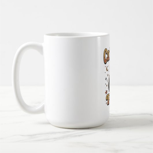 Mug Création Matin Café Chat Noir (Gauche)