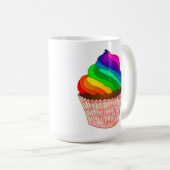 Mug Création personnalisable de gâteau de Pride aux co (Devant droit)