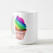 Mug Création personnalisable de gâteau de Pride aux co (Devant gauche)