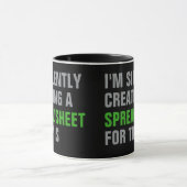 Mug Création silencieuse d'une feuille de calcul pour  (Centre)