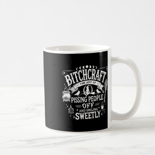 Mug Création Sorcière Drôle De Saison Effrayante Joyeu (Droite)