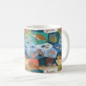 Mug Création sous-marine Conception de collage (Devant droit)