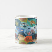 Mug Création sous-marine Conception de collage (Centre)