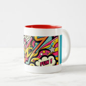 Mug créative Pop Art amusant (Devant droit)