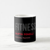 Mug Créative Retro Black Grey Dynamic Personal Trainer (Centre)