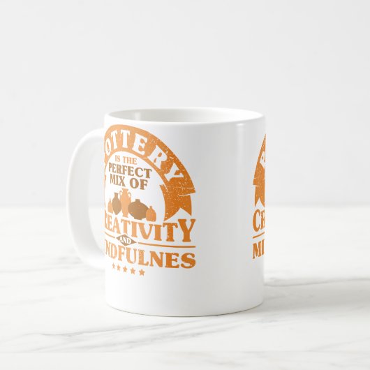 Mug Créativité et Pleine Conscience des Potiers Poteri (Devant gauche)