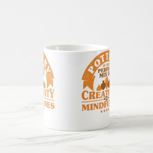 Mug Créativité et Pleine Conscience des Potiers Poteri (Centre)