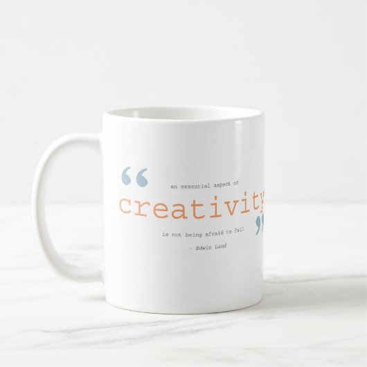 Mug créativité + perdre notre peur (Gauche)