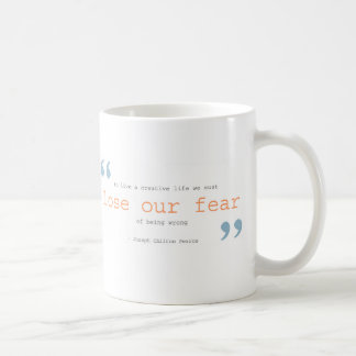Mug créativité + perdre notre peur