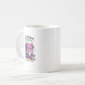Mug Créature de café mignonne, design amusant pour les (Devant gauche)
