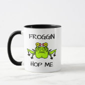 Mug Créature de dessin animé étrange Grenouille grinch (Gauche)