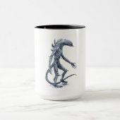 Mug Créature étrangère avec le crâne (Centre)