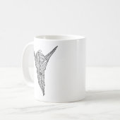 Mug Créature extraterrestre maléfique – Illustration à (Devant gauche)