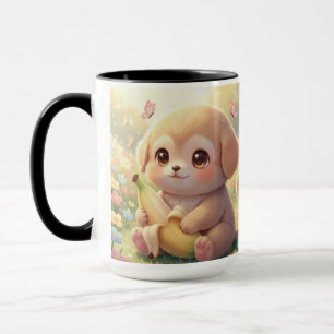 Mug Créature fantaisiste aimant les bananes