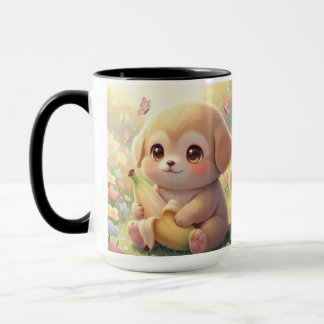 Mug Créature fantaisiste aimant les bananes