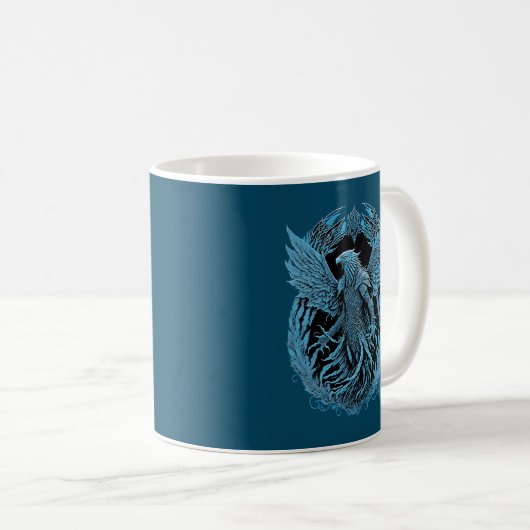 Mug Créature Imaginaire | Aigle médiéval (Devant droit)