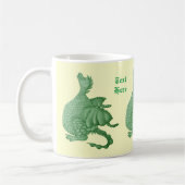 Mug créature imaginaire mythique dragon vert mignon (Gauche)