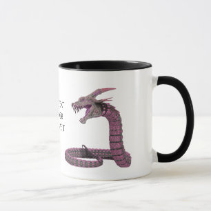 Mug Créature Imaginaire rose pourpre