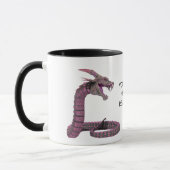 Mug Créature Imaginaire rose pourpre (Gauche)