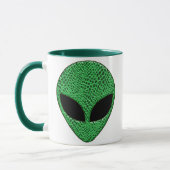 Mug Créature lézard alien vert (Gauche)