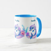 Mug Créature Mer Dauphin Cute (Devant droit)