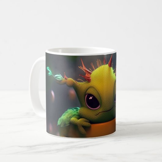 Mug Créature mignonne (Devant gauche)