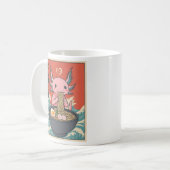 Mug Créature mignonne amatrice de nouilles Ramen drôle (Devant gauche)