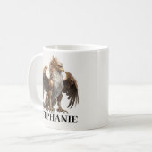 Mug Créature personnalisée Griffin Griffin imaginaire (Devant gauche)