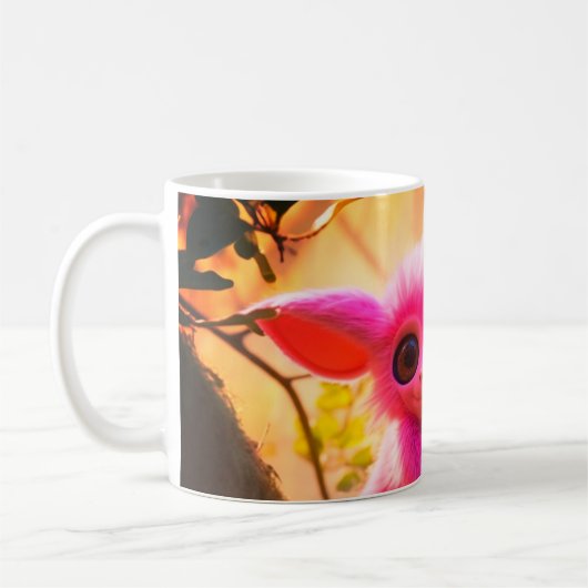 Mug Créature rose (Gauche)