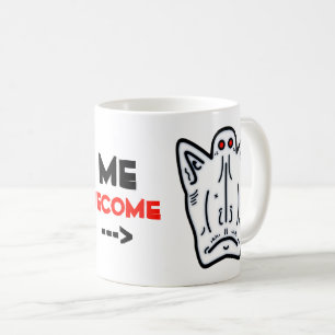 Mug créature vampire aux yeux rouges et oreilles point
