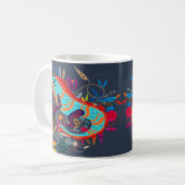 Mug Créatures capricieuses | Iguana (Devant gauche)