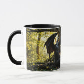 Mug Créatures célestes ange démon imaginaire (Gauche)