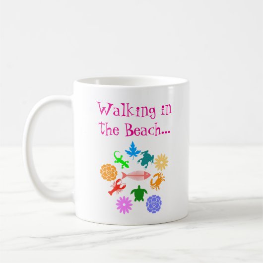Mug Créatures de la Plage (Gauche)