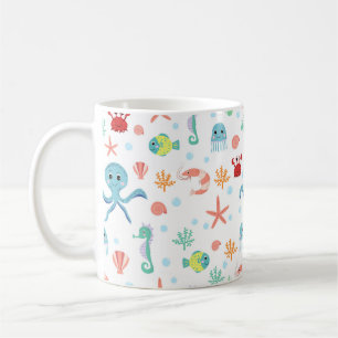 Mug Créatures de mer sous-marines fantaisistes