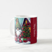 Mug Créatures des Fêtes dans un déguisement de Noël (Devant gauche)