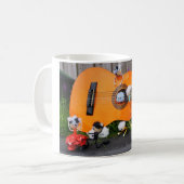 Mug Créatures Fubby qui dansent le Paso Doble et font (Devant gauche)