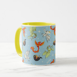 Mug Créatures Magiques Motif Vintage