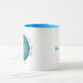 Mug Créatures marines drôles bande dessinée verset bib (Centre)