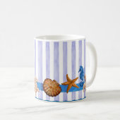 Mug Créatures marines nautiques (Devant droit)