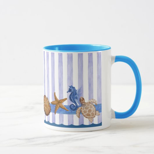 Mug Créatures marines nautiques (Droite)