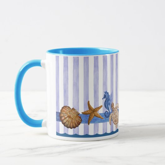 Mug Créatures marines nautiques (Gauche)