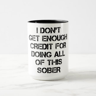 Mug Crédit pour la sobriété