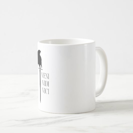Mug Credo du conquérant : Veni Vidi Vici (Devant droit)