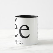 Mug crée aime prie (Centre)