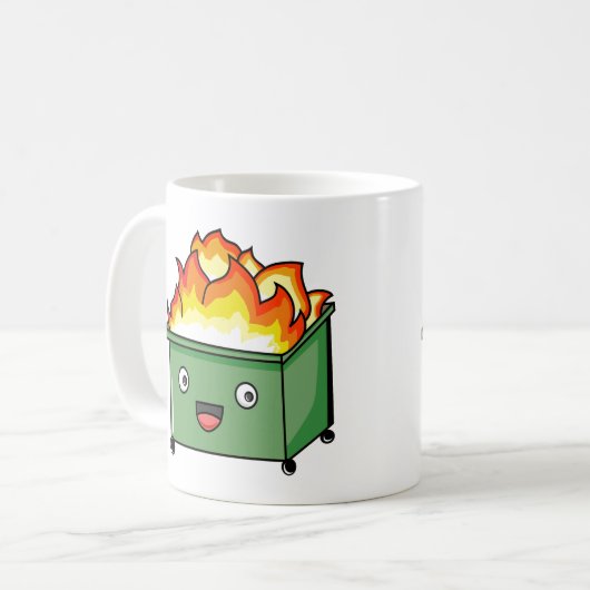 Mug Creekrat Cartoon Studios Dumpster Fire (Devant gauche)