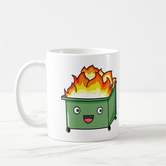 Mug Creekrat Cartoon Studios Dumpster Fire (Gauche)