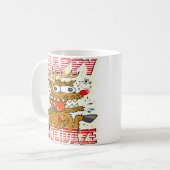 Mug Creekrat Cartoon Studios Happy Holidaze Art (Devant gauche)