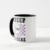 Mug Creep It Real Cute Fantôme Blanc Halloween (Devant gauche)