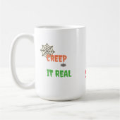 Mug Creep It Real - Drôle Halloween (Gauche)