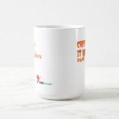 Mug Creep It Real, Paw Edition - Drôle Halloween Pet (Centre)